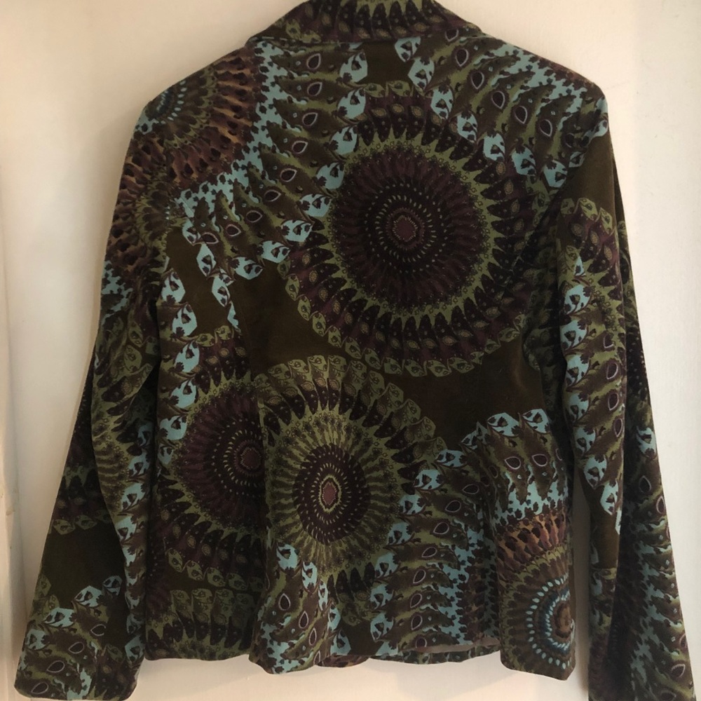 Vintage Style Stunning Peacock Jacket!!